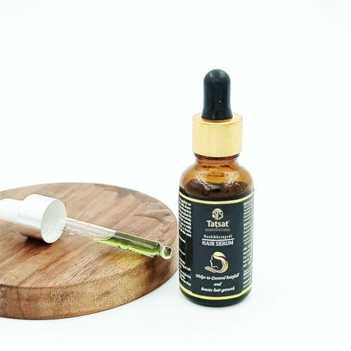 Tatsat Ayurvedic Neelibhringadi Hair Growth Serum- 30ml | Premium Organic Men & Women Hair Serum | Modern Hair Care Needs | Exquisite Hair and Scalp Nourishing Serum | Natural Solution for Hair Growth