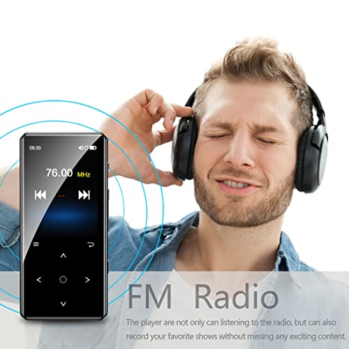 64Gb Mp3 Players With Bluetooth 5.2,Jhsnoel Music Player With 64Gb Tf Card, Build-In Hd Speaker/Photo/Video Play/Fm Radio/Voice Recorder/E-Book Reader/Supports Up To 128Gb Sd Car #TOP4