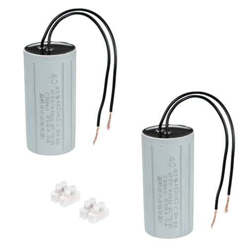 Condensateur de démarrage 40uF pour réparer la machine à laver ou la pompe du jardin