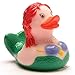 Produktbild DUCKSHOP I Badeente Meerjungfrau Badeente I Quietscheente - L: 7,5 cm