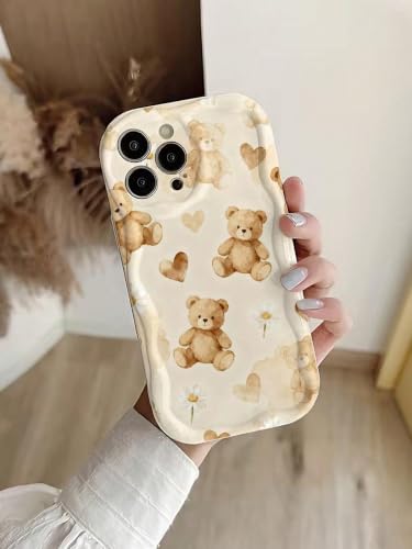 iPhone�p���킢���e�f�B�x�A�d�b�P�[�X �n�[�g�ƃf�C�W�[�p�^�[���̔g��G�b�W�f�U�C���A�x�[�W��(iPhone16 Pro�A�~�b�N�X�J���[)