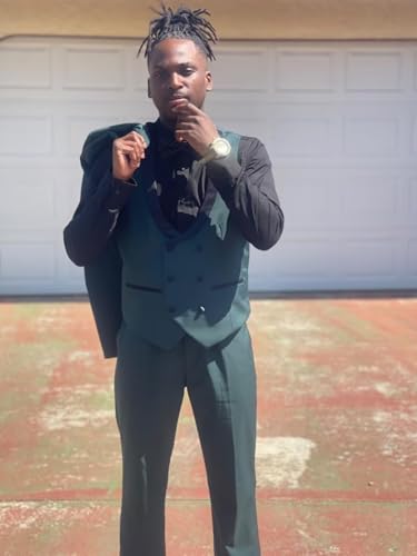 Mens Suits 3 Piece Slim Fit Formal Suits Solid Blazer Vest Pants Set Prom Suit for Men Wedding Groomsmen Tuxedos 6