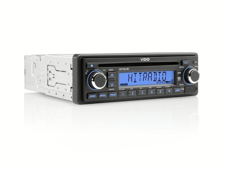 DSTOCK60 - Autoradio CD/MP3/WMA/USB 12 V Compatible VDO CD716U-BU - 4103590671363