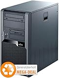 Prozessor: Intel Core 2 Duo E8400, 2x 3,0 GHz, Cache: 6 MB, TDP: 65 W • Sound: onboard • Intel Gigabit-LAN mit 10/100/1000 Mbit/s • Laufwerksschächte: 4x 3,5