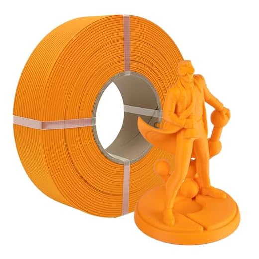 Polymaker Panchroma Refill Spool Matte Sunrise Orange PLA 3D Printing Filament Refill, Compatible with All Reusable Spools and All Major FDM 3D Printers, Tangle-Free, Vibrant Colors, 1.75mm 1kg