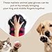 Rongdilawu Furry Paws LED Light Up Claws Therian Fursuit Gloves - Fluffy Faux Fur for Cat Fox Wolf Cosplay Halloween Costume Party