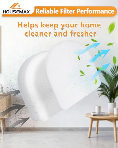 Image of HOUSEMAX 4 Pack AZ3901 Filter Replacement for Shark PowerDetect DuoClean