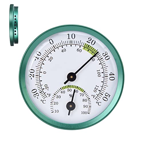 Wireless Indoor/Outdoor Thermometer, Digital Hygrometer Thermometer, Surface or Wall Mounted Temperature Monitor, Thermometer with Large Screen Numbers for Patio, Pool, and Indoor