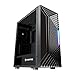 Nfortec Nervia - Caja de Ordenador Gaming Compatible Placas ATX, Mini-ATX e ITX, 3 Ventiladores PWM Incluidos, Frontal Mallado RGB, Filtros Antipolvo, Panel Lateral Cristal Templado, USB 3.0, Negro