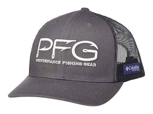 Image of Columbia Unisex PFG Fish Flag Mesh Ball Cap