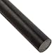 Acetal Round Rod, Opaque Black, Meets ASTM D6100, 1" Diameter, 1' Length