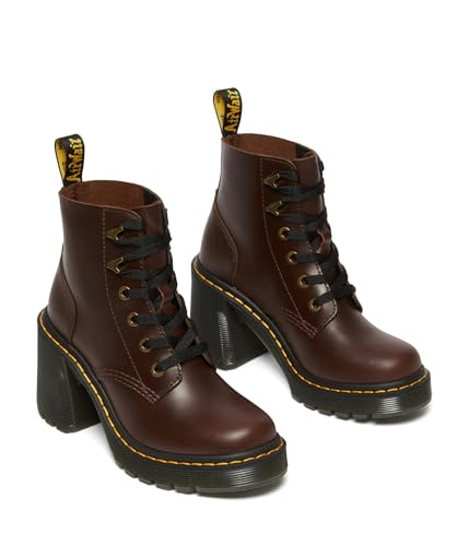 Dr. Martens Unisex-Erwachsene Jesy 6 Tie Boot, Dunkelbraun, 43 EU