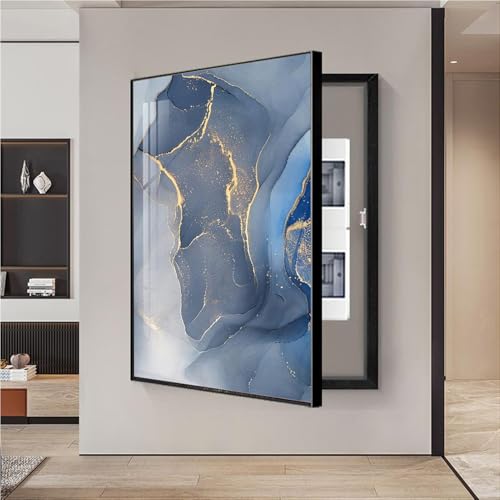 Peinture décorative de compteur électrique pour sublimer l'entrée de votre maison