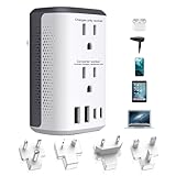 Convertisseur de Tension US vers Europe 220 V vers 110 V Combo convertisseur de Prise européenne 2300 W Adaptateur de Voyage dans Le Monde Entier Step Down Europe Adaptateur de Voyage dans Le Monde