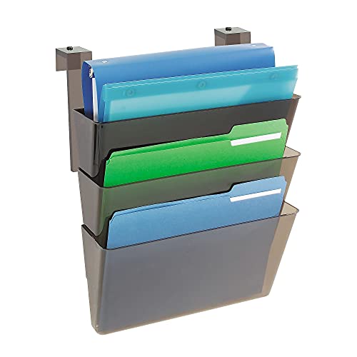 Wall Pocket System Deflect-O DEF73502RT trieur mural de documents transparent pour bureau