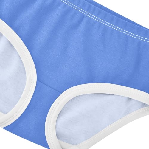 Joisal Cotton Girls Underwear Toddlers Salvia Blue Cute Panties Girl Stylish Briefs Underpants 2t4