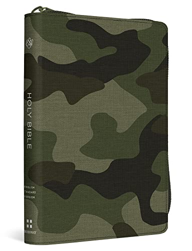ESV Compact Bible (Canvas with Zipper, Camo Design): Holy Bible, English Standard Version