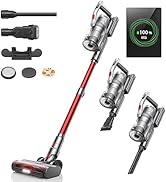 Amazon | Laresar コードレス掃除機 38000pa 450W 掃除機 60分間稼働