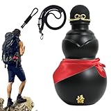 Bouteille De Gourde Chinoise | Flacon De Vin À Boire Chinois De 900 Ml | Pichet À Boisson De Voyage 8,39 X 4,53 Pouces, Pour Étudiants, Voyageurs, Jardiniers, Randonnées, Camping, Cours De Yoga, Pique