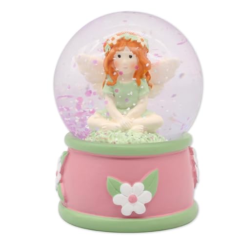 TapirElla Schneekugel Elfenprinzessin - handbemalte Schüttelkugel Engel - Traumkugel Elfe mit Geschenkverpackung - Glaskugel - Fantasy Engelchen Geschenkidee mit schönem Motiv von Lutz Mauder