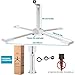 Foldable Portable Beach Umbrella Stand-Portable Patio Umbrella Base Holder,Outdoor Sunshade Anchor Size PLUS Thickened,Rust Free Tempered Iron Umbrella Stand for Courtyard,Swimming Pool,Beach,Grass