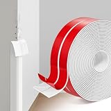 QILIMA Paraspigoli Muro Angolare Adesivo 40mm x 9M Profilo Gomma Bianco
