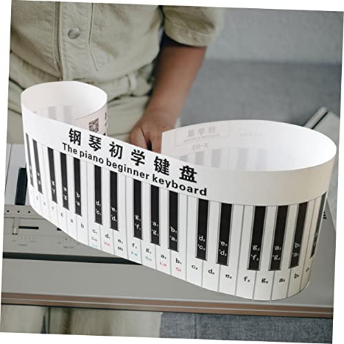 GREENADSCAPE Clavier de piano simulé claviers instrument Autocollants clavier autocollants de touches de piano clavier électronique piano enfant clavier de piano 3d autocollant piano PVC Black - Les Beatles, Paul McCartney, John Lennon, RIngo Starr, George Harrison GREENADSCAPE Clavier de piano simulé claviers instrument Autocollants clavier autocollants de touches de piano clavier électronique piano enfant clavier de piano 3d autocollant piano PVC Black – Image 7