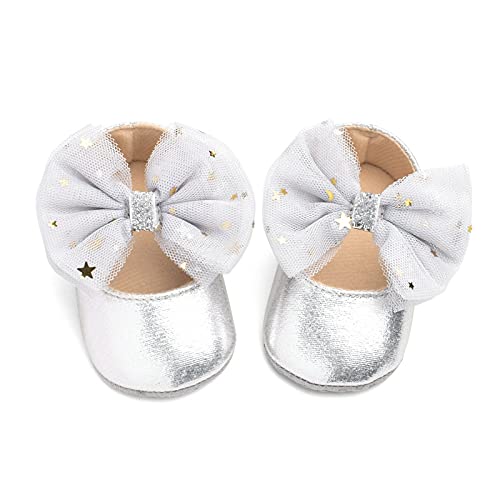 Shoes for Boys Size 6 Princess Rubber Dress Flat First Bowknot Sole Mary Shoes Girls Baby Stride Right Toddler2
