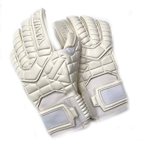 Aviata Sports Goalie Gloves Goalkeeper Soccer Gloves Stretta Salvo Avalanche For Saves And Protection, 5 Finger Exo-Skel Removable Finger Protection (8) #TOP4