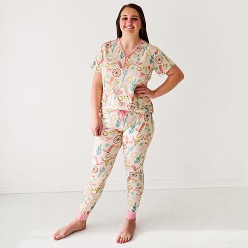 Image of Little Sleepies Women's Pajama Bottoms, Jogger-Style Comfy PJ Pants, Viscose from Bamboo Pajamas, Family Matching Outfits