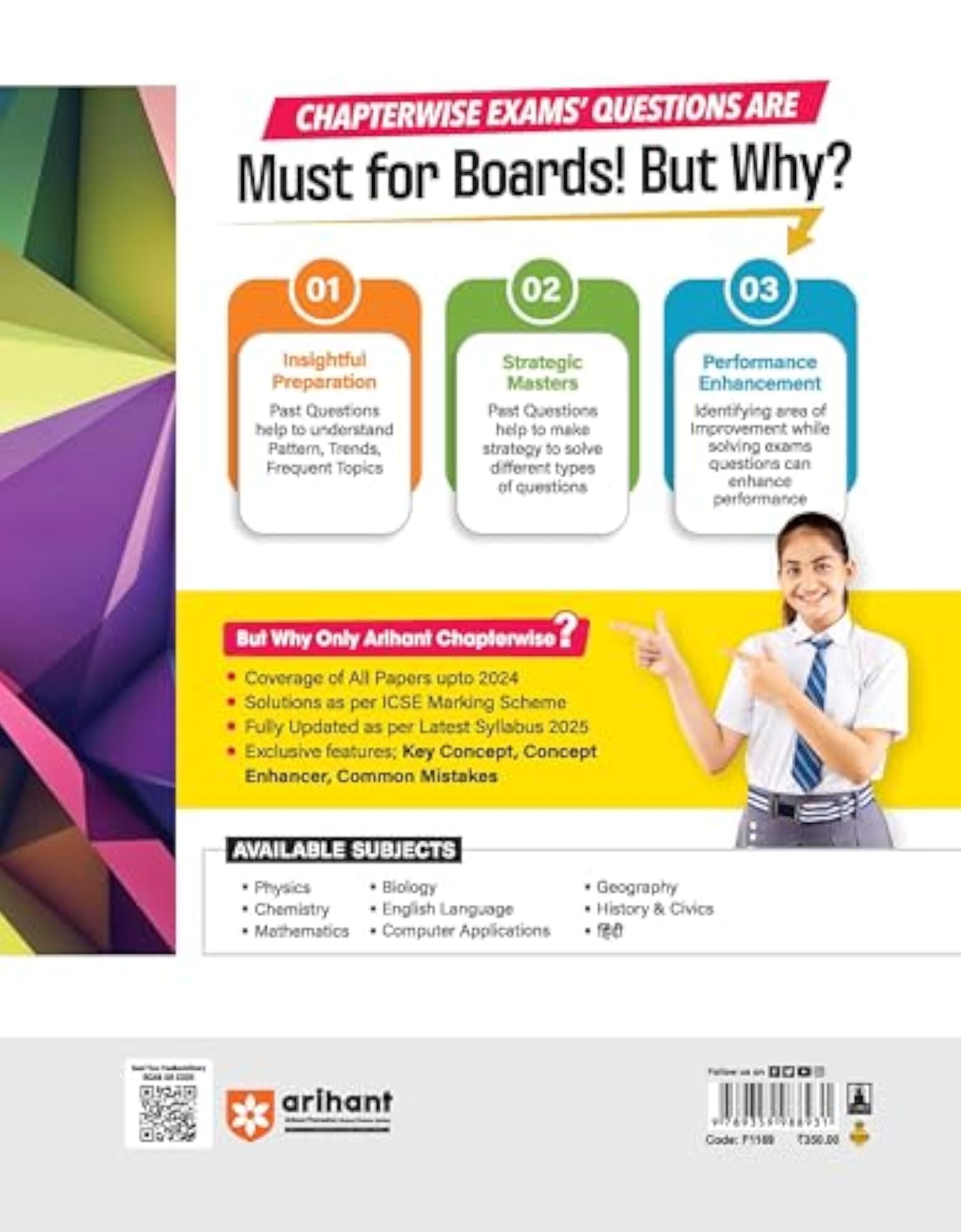 ICSE Chapterwise Topicwise Bank Mathematics Class 10 Preparation Book