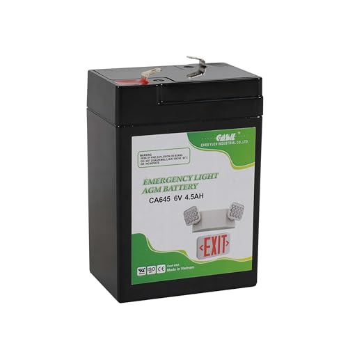 Casil Exit Sign Battery, 6V 4.5Ah, for ELB06042, SLA0905
