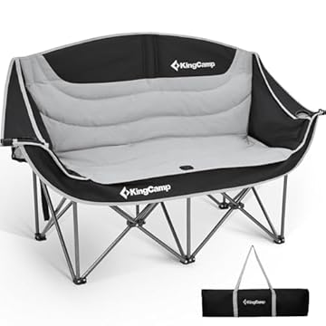 heavy duty double camping chair