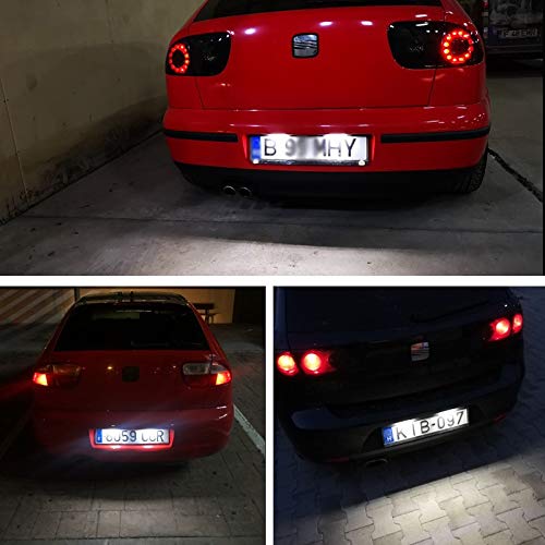 Led luz de matrícula con sistema canbus sin error para Seat Leon y Toledo III 2