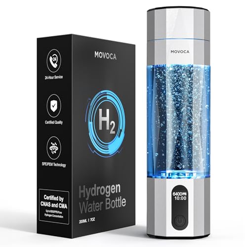 Upgrade Hydrogen Water Bottle, Up to 6400PPB Hydrogen Water Gener...