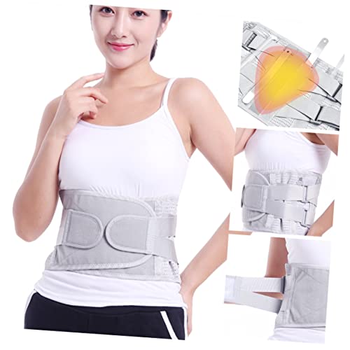 Faja lumbar ajustable gris talla S con soporte de acero miniatura 7