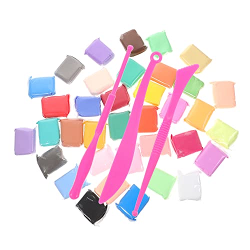 Lurrose 2 Conjuntos Conjunto Infantil De Argila Escultura Em Argila Para Crianças Argila De Moldagem