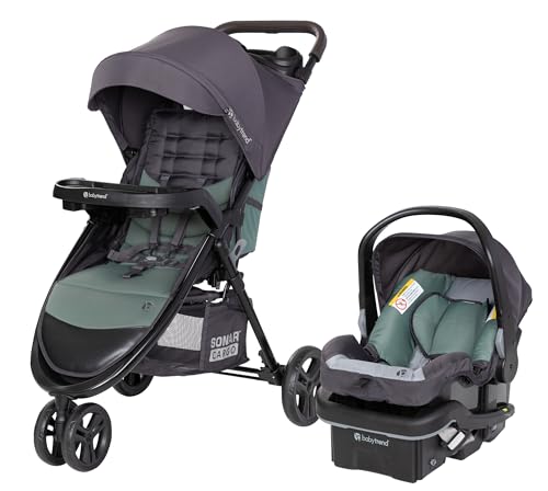 Baby Trend Sonar Cargo 3-Wheel Travel System, Desert Sage
