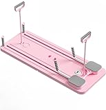 Pilanooo Faltbares Pilates‑Reformer‑Board mit Widerstandsbändern – Multifunktionaler Bauch‑ & Ganzkörpertrainer für Zuhause, kompakt verstaubar (Rosa)