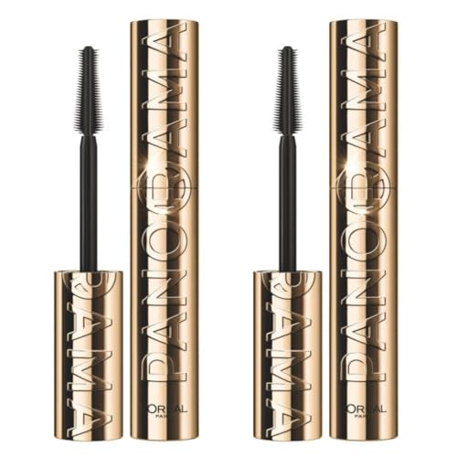 L'Oréal Paris - Mascara Volume Panoramique - Sans Paquet - Panorama Volume Millions de Cils - Noir - Lot de 2