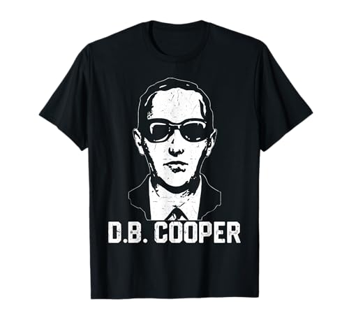 D. B. Cooper Skydiving Funny Skyjacker Hijack I am DB Cooper T-Shirt