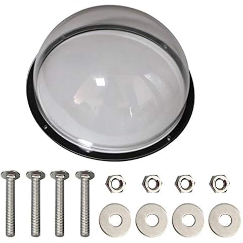 Kisbeibi Dog Fence Window Acrylic Clear Dome Pet Window Bubble Window Reduced Barking Cover