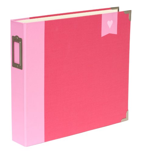 Becky Higgins Strawberry Edition Designer Cloth Album for Scrapbooking