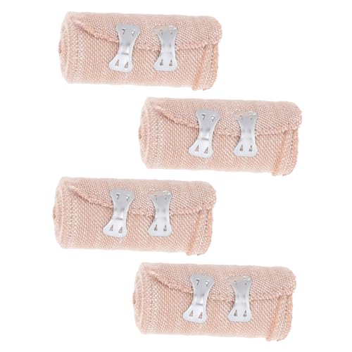 FOMIYES 4 Rolls Plain Spandex Sport Tape Sports Finger Tape Ankle Self Tape Football Leg Protective Band Athletic Tape