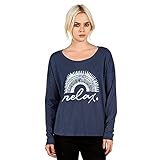 Volcom Juniors' Quit Creepin' Long-Sleeve Graphic T-Shirt