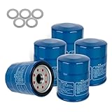 15400-PLM-A02 15400-PLM-A01 Oil Filter 5 Pack Compatible with Hon da CIVIC CRV Odyssey Accord