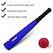 Aoneky Min Foam Baseball Bat and Ball for Toddler - Indoor Soft Super Safe T Ball Bat Toys Set for Kids Age 2 Years Old, Best Gift for Children, 16.5 inch (Blue)
