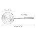 Spider Strainer Skimmer, Swify Stainless Steel Asian Strainer Ladle Frying Spoon with Handle for Kitchen Deep Fryer, Pasta, Spaghetti, Noodle, 5.5 Inch