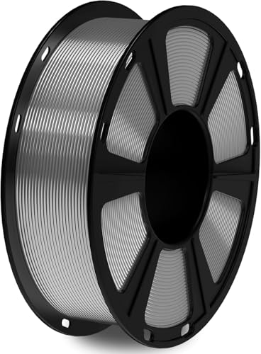 Image of GIANTARM PETG Filament 1.75mm 1Kg(2.2lb), Silver PETG Filament for 3D Printer, ±0.02mm Accuracy, High Precision, Strong Toughness, Neatly Wound & Moistureproof, Non-Clogging & Non-Stringing, Silver