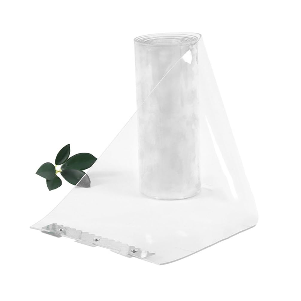 Tenda a Striscia,1.5mm Tenda elastica industriale Strisce di PVC,Trasparente | larghezza:0.75-3m/2.5-9.8ft,lunghezza:1.5-3m/4.9-9.8ft Tenda Industriale,per Congelatore/Celle Frigo/Macellerie-1.35×2m